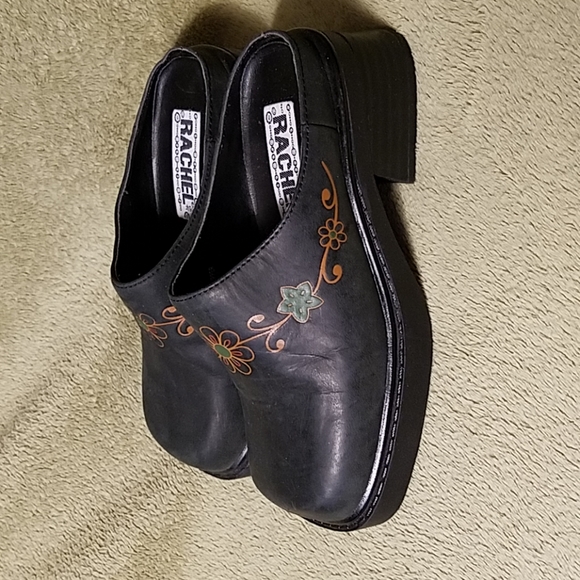 Rachel mule clogs size 13 (little girls) in black - Picture 3 of 8